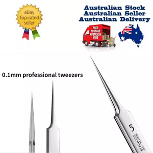German Ultra-fine No. 5 Cell Pimples Blackhead Clip Tweezers Beauty Salon Specia - Picture 1 of 6