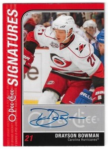 2011-12 O-Pee-Chee Signatures Autograph Drayson Bowman #OS-DS (12)