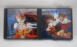 PS1 Advanced V.G. 1 & 2 2Game Japan import NTSC-J PS Variable Geo PlayStation1 - Picture 1 of 12