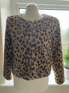 Jaune Rouge Animal Print Jacket Medium - Picture 1 of 9