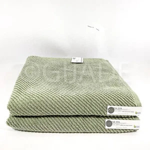 KASSASPA Asciugatura Rapida 2 Asciugamani Bagno Verde Asciugatura Rapida Nuovo - Foto 1 di 6