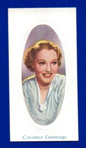 CONSTANCE CUMMINGS 1936 GODFREY PHILLIPS EMBOSSED SCREEN STARS #36 NRMINT SHARP - Bild 1 von 2
