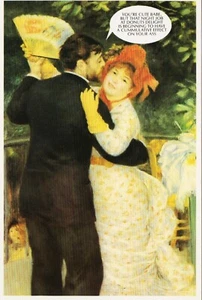 (NOT PC) Misguided Masterpieces The American Postcard Co. Doughnut Shop Girl - Picture 1 of 2