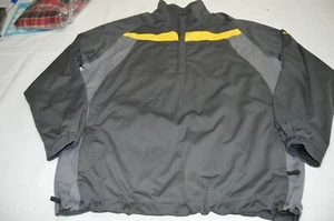 Nike Golf Fit Storm Windbreaker Jacket Mens Gray Quarter Zip Stand Up Collar 2XL - Picture 1 of 7