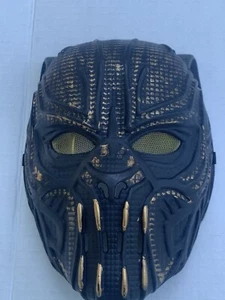 Rubies Killmonger Mask Child Size OSFM Villain From Black Panther Black & Gold - Picture 1 of 24