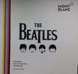 RARE MONT BLANC DEALER BROCHURE FOR THE BEATLES LIMITED EDITION PEN MINT COLOUR - Picture 1 of 7