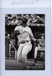 2018 Topps On Demand MIGUEL ANDUJAR #23 Rookie RC Black & White /1666 - Picture 1 of 2