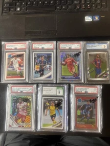Soccer 7 Graded Slabs Card Lot - Picture 1 of 8
