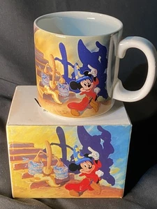 Disney FANTASIA MUG Vintage 1940-1990 Coffee Cup Original Box - Picture 1 of 5