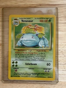 Pokemon Base Set Venusaur 15/102 Holo Base Set Pokemon Card - Picture 1 of 7