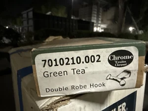 Gancio Accappatoio Doppio Tè Verde Cromato American Standard Acciaio Inox 7010210.002 - Foto 1 di 4