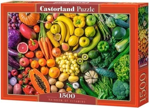 NEW Castorland Jigsaw Puzzle 1500 Pieces Rainbow of Vitamins - Picture 1 of 2