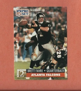 1991 PRO SET BRETT FAVRE  ROOKIE CARD #762 ATLANTA FALCONS - Picture 1 of 1