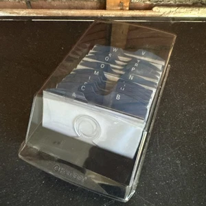 Rolodex Rubbermaid Card File System 8”x4.5” - Includes Blank Cards - Picture 1 of 7