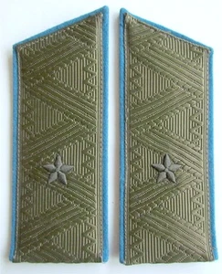 RUSSIAN SOVIET GENERAL of AIR FORCE UNIFORM SHOULDER BOARDS vintage - Picture 1 of 3
