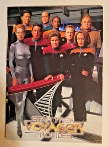Tarjeta promocional Skybox Paramount Star Trek Voyager 1998 perfiles - Imagen 1 de 2