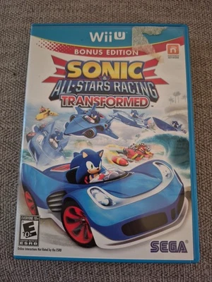 Sonic & All-Stars Racing Transformed (Nintendo Wii U, 2012) CIB with manual - Image 1 of 4