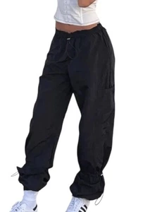 Pantalones blancos Fox Boutique Never Blend In negros talla pequeña ropa de calle - Imagen 1 de 8