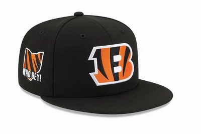 Cincinnati Bengals SnapBack Sombrero Ajuste Ajustable Gorra Quién Dey Envío Rápido Foto 1 de 2