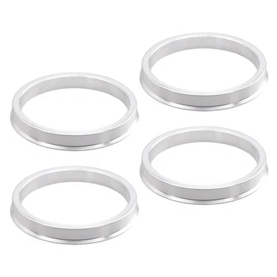 Hub Centric Rings Car Accessories Replacement 4pcs 64.1mm 73.1mm Aluminum - Image 1 of 4