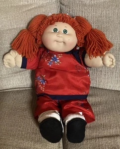 Vintage Cabbage Patch Kids Red Hair Green Eyes Xavier Roberts ‘85 - Picture 1 of 15
