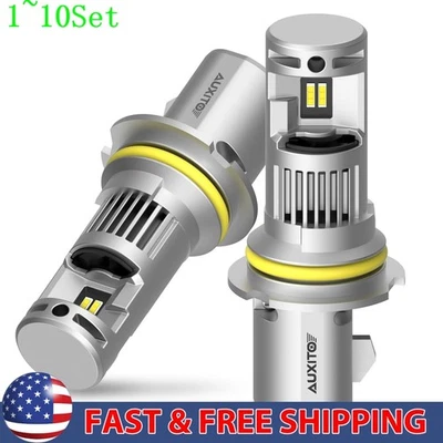 9004 HB1 LED Bulb Headlight High Low Beam Replace Halogen 200W 6000K 1-10Set - Image 1 of 4