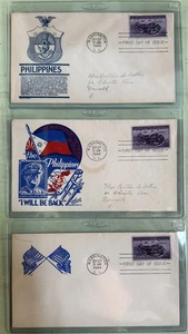 World War II Philippines Corregidor Bay MacArthur FDC collection ZAYIX 0825M1611 - Picture 1 of 7