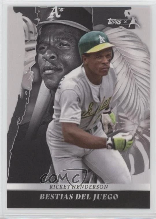 2022 Topps X Juan Soto Bestias Del Juego Silver /99 Rickey Henderson #47 HOF - Image 1 of 2