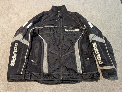 Chaqueta Polaris De Colección Para Hombre Grande Negra Pure Velocity Reissa Abrigo Moto de Nieve Foto 1 de 4