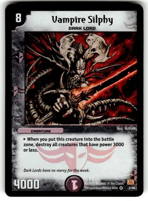 Duel Masters TCG - Vampire Silphy 2/46 - Super Rare Foil - Base Set NM  - Image 1 of 2