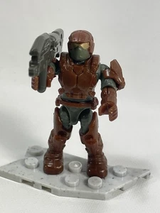 HALO CONSTRUX MEGA BLOKS UNSC MINIFIGURE MARINA MARRONE RAME SERIE DELTA - Foto 1 di 6