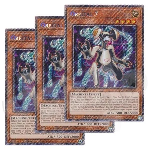 Yugioh - Orbital 7 x 3 - 1st Edition Platinum Secret Rare NM - Free Holo - Picture 1 of 1
