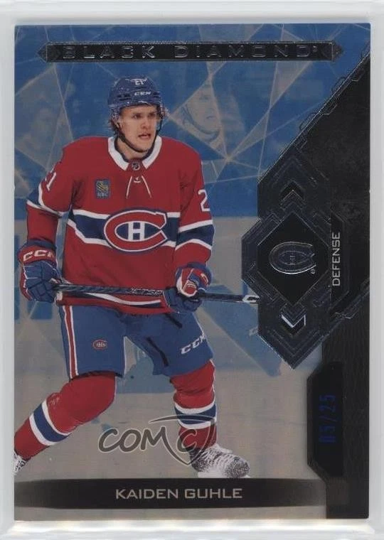 2022-23 Upper Deck Black Diamond Rookies Blue /25 Kaiden Guhle #BDB-KG Rookie RC - Image 1 of 2