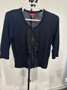Maglione cardigan ELLE donna L manica 3/4 con cerniera - Foto 1 di 10