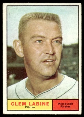1961 Topps Clem Labine Pittsburgh Pirates #22 - Image 1 of 2