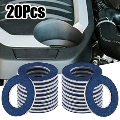 Get a Perfect Fit with These Aluminum Oil Pan Washers for Lexus Pack of 20 - Image 1 of 4