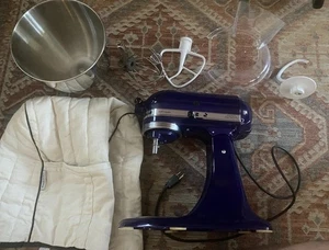 Raro Boysen Berry Kitchen Aid 5QT Artigianale Testa Inclinabile Supporto Mixer con Accessori - Foto 1 di 9