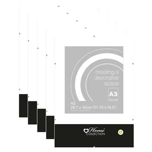 [Set of 5] A3 (30x42cm) Clip Frame Plastic Front Picture Photo Poster Frameless - Picture 1 of 13