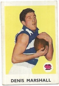 1965 Scanlens (24) Denis MARSHALL Geelong - Imagen 1 de 2