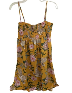 Love Tree Women's Strapless Floral Dress Size Small - Picture 1 of 4