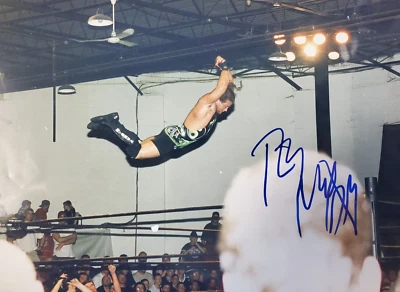 ROB VAN DAM RVD WWF WWE ECW AEW TNA Signed AUTO 8x12 VHTF 1/1 Photo Wrestling - Image 1 of 4