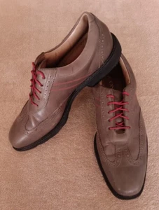 TZ GOLF - FootJoy ICON Men's LEATHER Size 10M Gray Golf Shoes #52268 - Picture 1 of 8