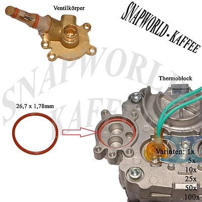 Dichtung Ventilkörper Thermoblock Support Saeco Royal Magic Stratos Incanto