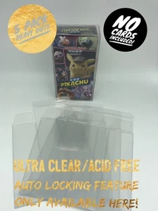 Pokemon Booster Box Protettore di Plastica per TUTTE le piccole scatole stile giapponese x5 - Foto 1 di 4