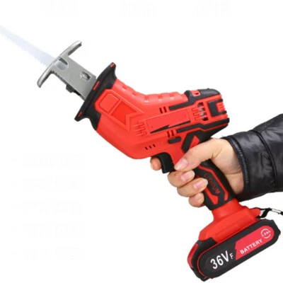 New Portable Cordless Reciprocating Saw for Wood PVC/PPC Pipe Cutting w/Battery - Image 1 of 4