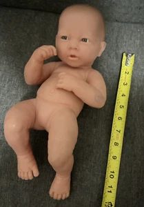 Berenguer Baby Girl Doll Newborn Soft Plastic Realistic Blue Eyes Infant 22-07 - Picture 1 of 15