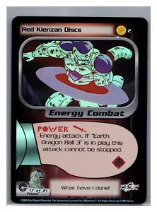 1x DBZ CCG DISCOS KIENZAN ROJOS 2 HOLO FOIL BAÚLES SAGA SCORE DRAGON BALL Z - Imagen 1 de 1