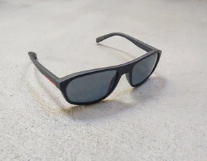 Gafas de sol Prada SPS 01R negras rojas 58-18 115 azules lentes Linea rosa deporte Italia  - Imagen 1 de 13