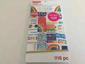 Rainbow Basics Sticker Book by Craft Smart 1116 -NEW - Picture 1 of 2