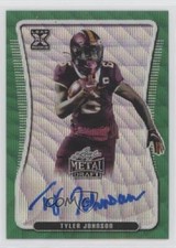 2020 Leaf Metal Draft Green Wave 5/5 Tyler Johnson #BA-TJ1 Rookie Auto RC